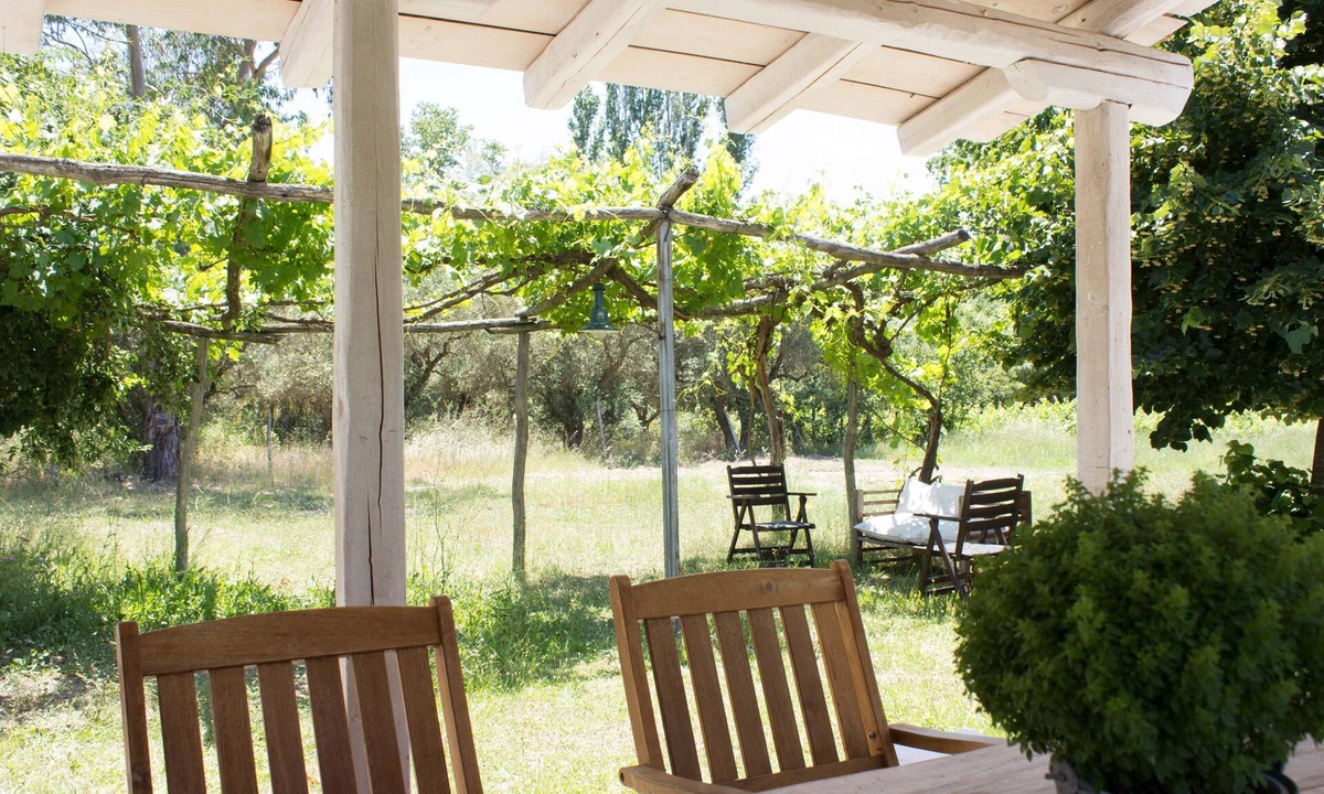 Sithonia House | A cottage hidden in vine and olive grooves