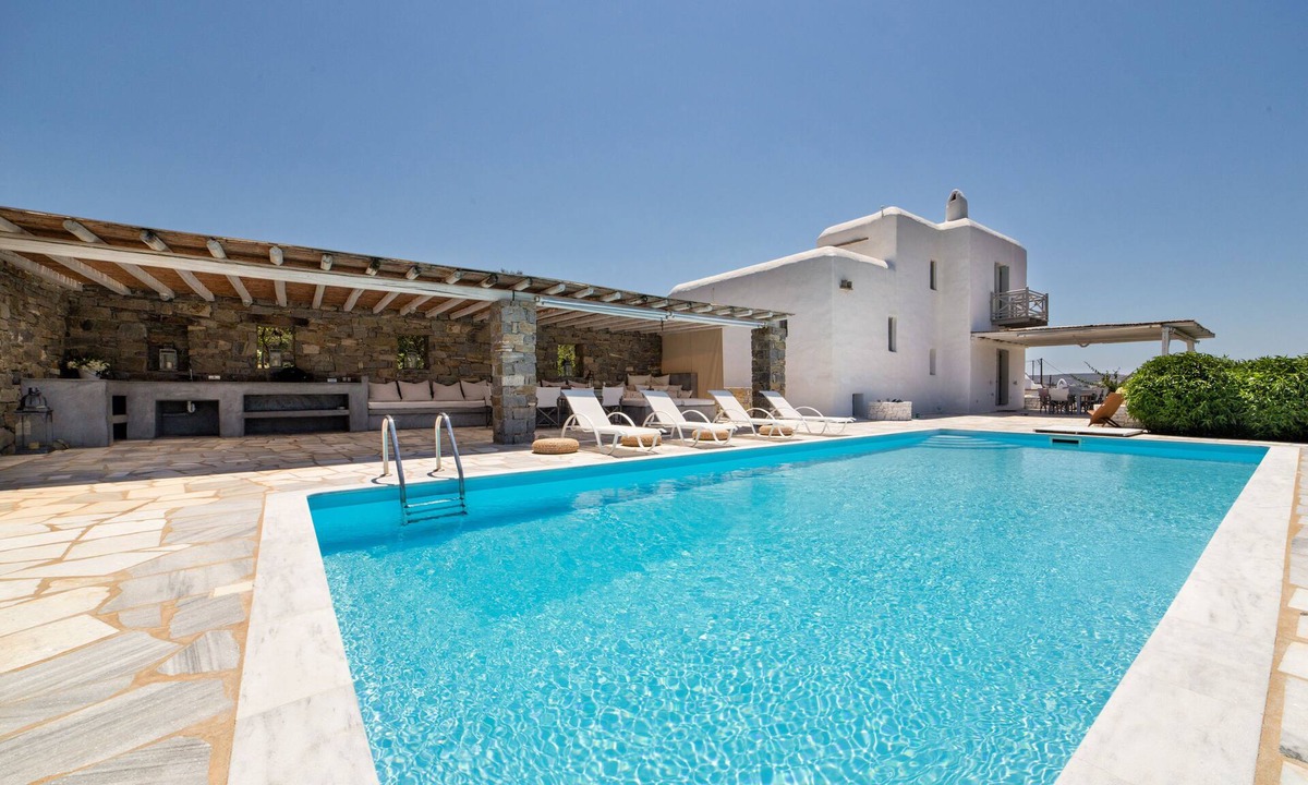 Naousa Villa | AB PRIVATE VILLA,private pool, sea view, 10min from Naoussa,