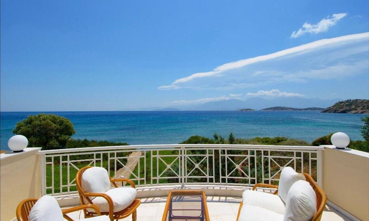 Agios Nikolaos Apartment | Apartment 'Mirabella Vista Maisonette' with Sea View, Wi-Fi and Air Conditioning