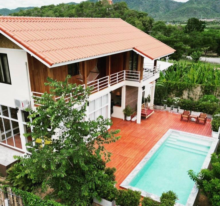 Kanchanaburi House | Baan Mai Thai Pool Villa Kanchanaburi