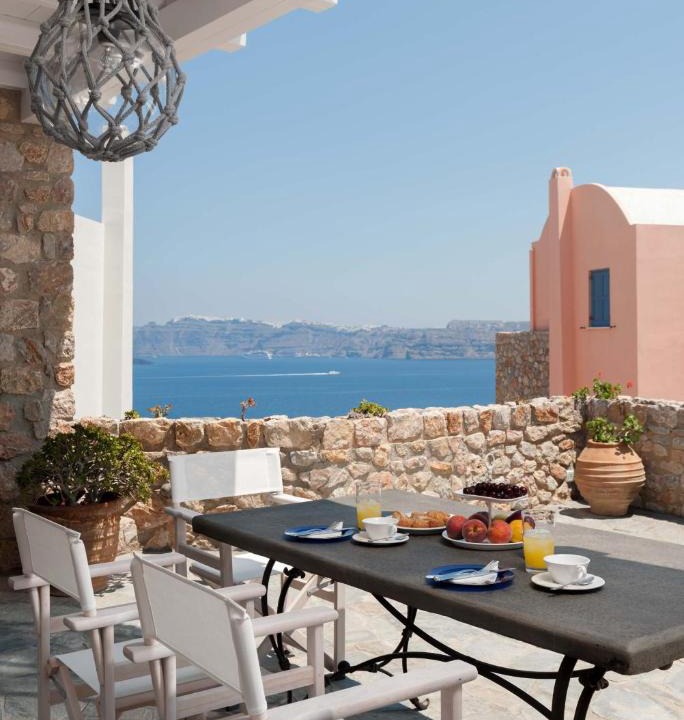 Akrotiri Villa | Black Gem Villa - Private Heated Jacuzzi & Caldera View
