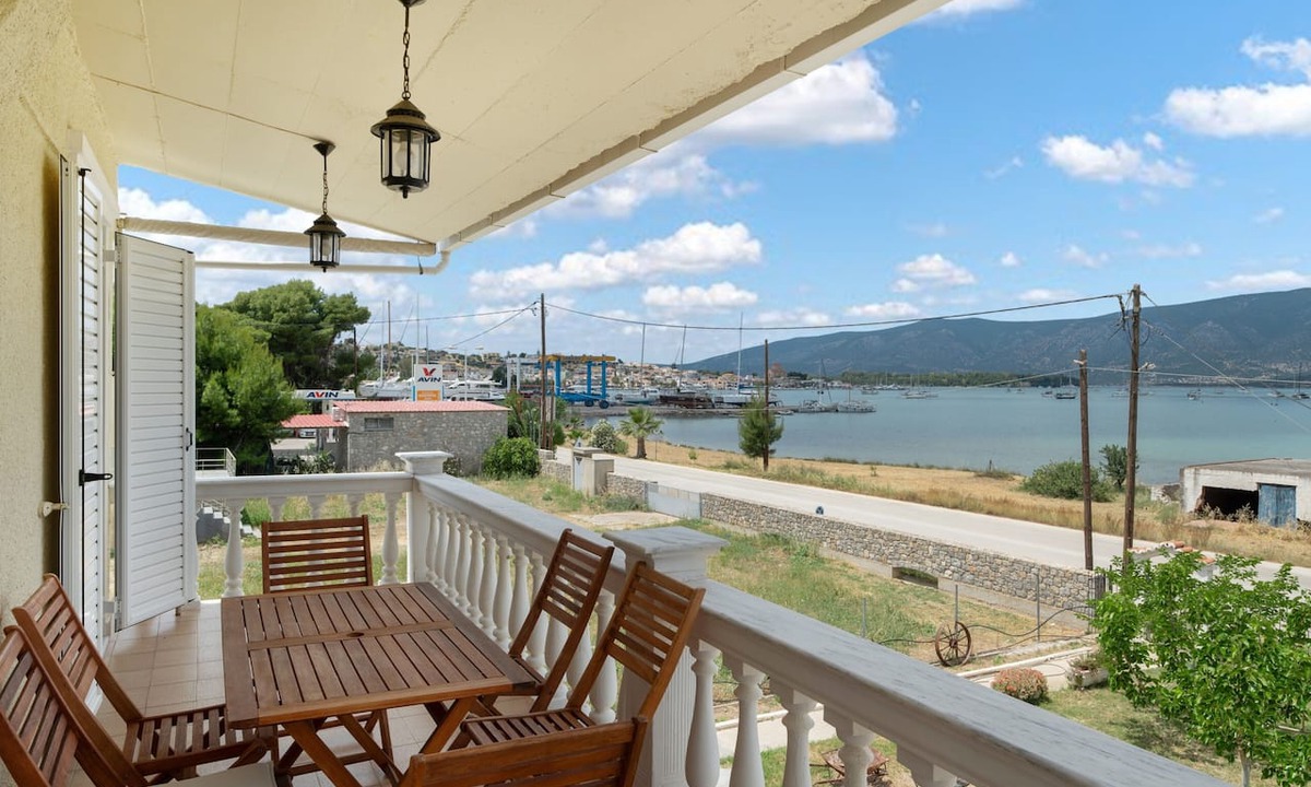 Kilada Apartment | Blue Horizon — Seafront Apartment in Kilada, 15 Minutes from Porto Heli