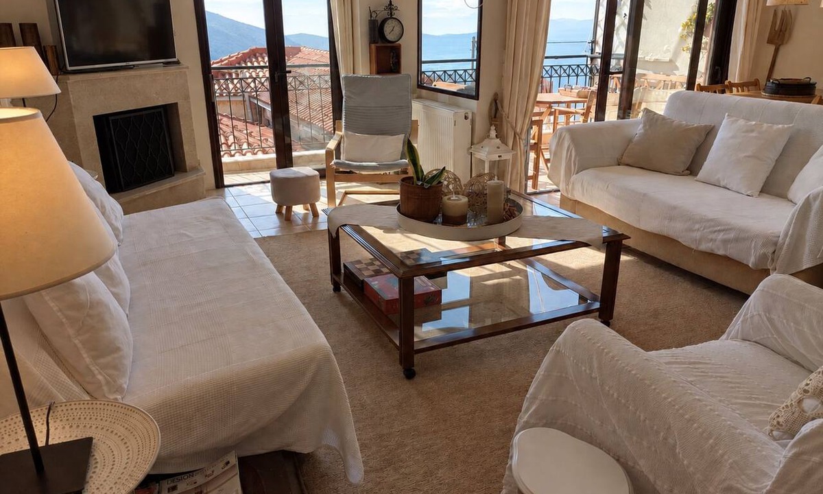 Delphi Apartment | Breathe in Delphi - 3BR, Mountain & Sea View