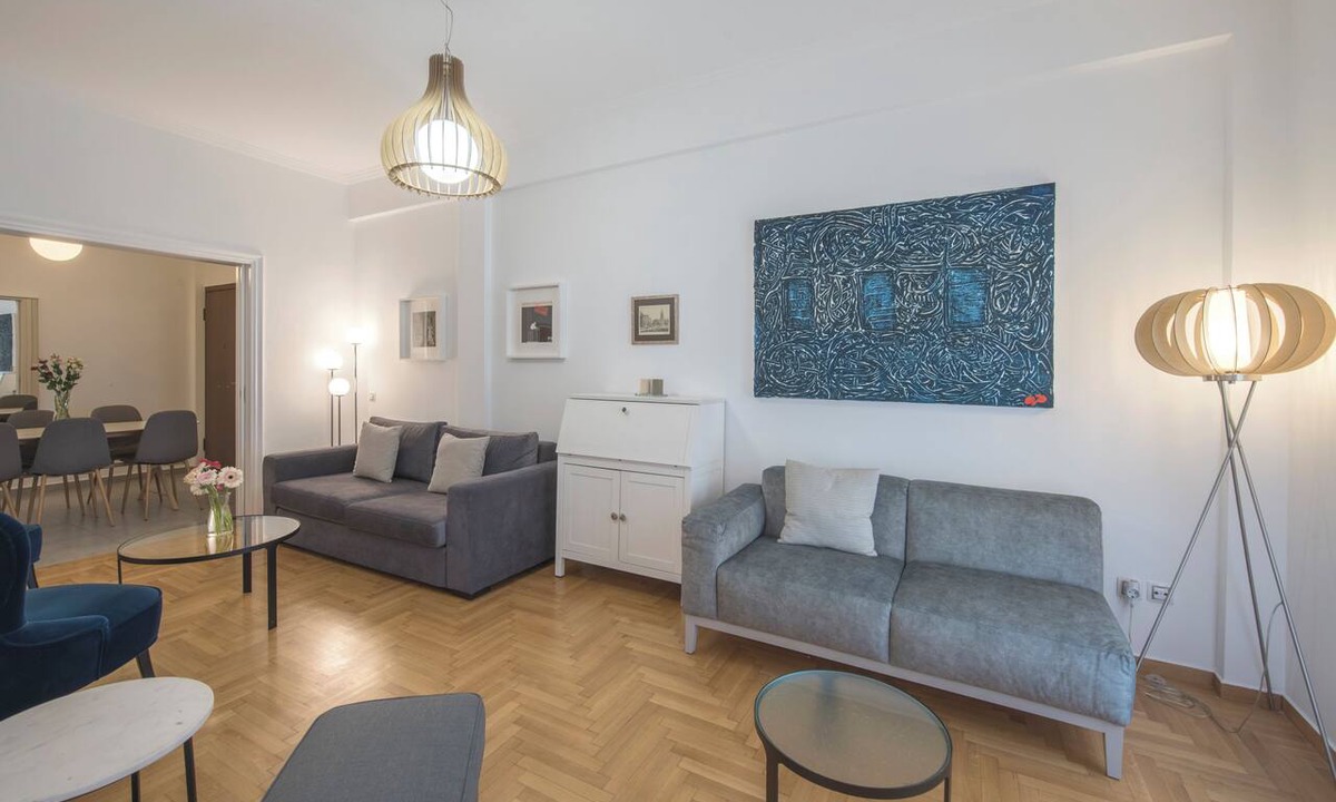 Pangrati Apartment | Exceptional central Athens 3 bedroom 2 bathroom apartment that sleeps up to nine