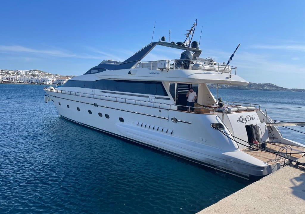 Elliniko Boat Rental | Falcon superyacht 100ft