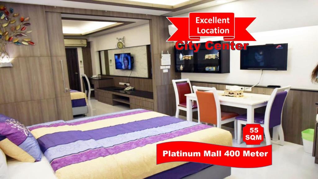 Thanon Phaya Thai Apartment | Family Suite Room Pratunam