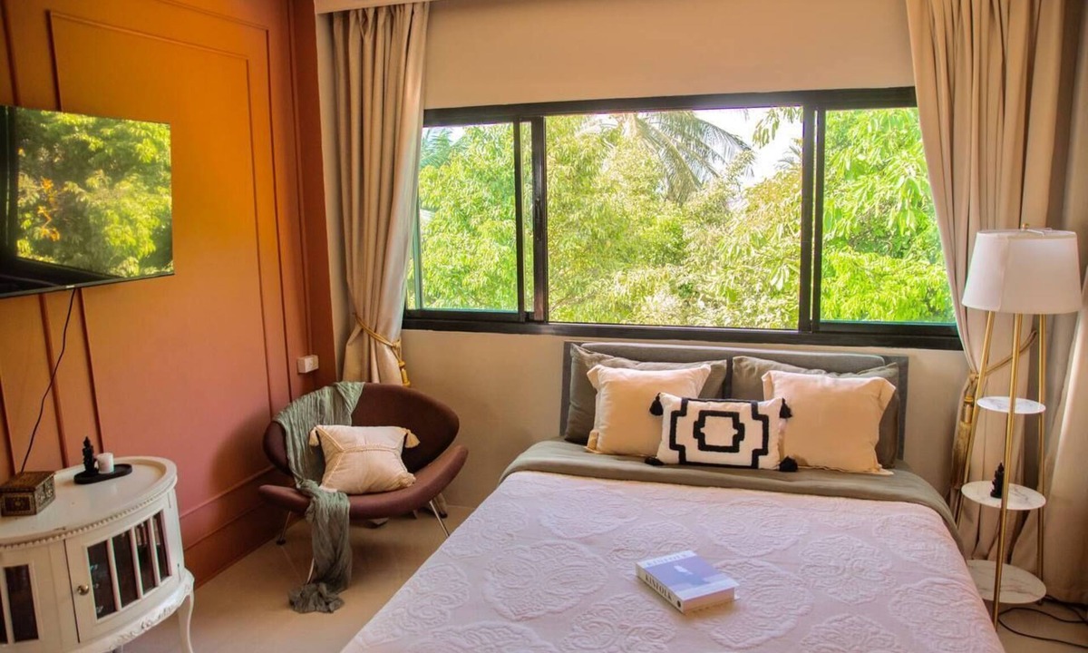 Ko Pha-ngan House | Hilltop both sides ocean view house with trendy interior.