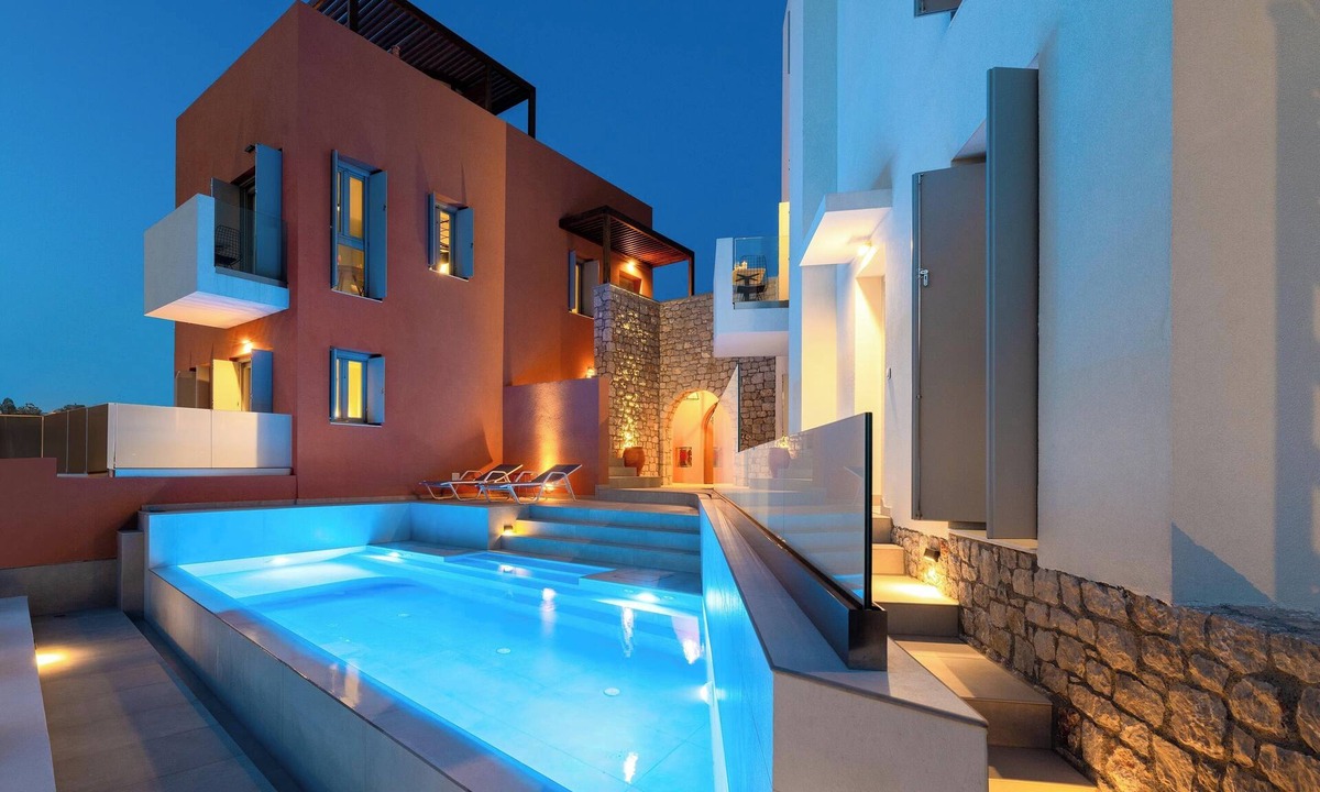 Ixia Apartment | Island View - Elafi with Shared Pool