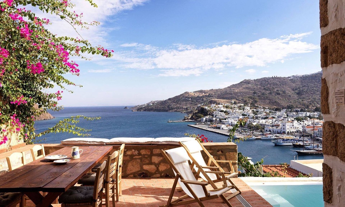 Skala Villa | Lavish Patmos Villa | Villa Odysseus’ Haven | Two Bedroom House with Private.