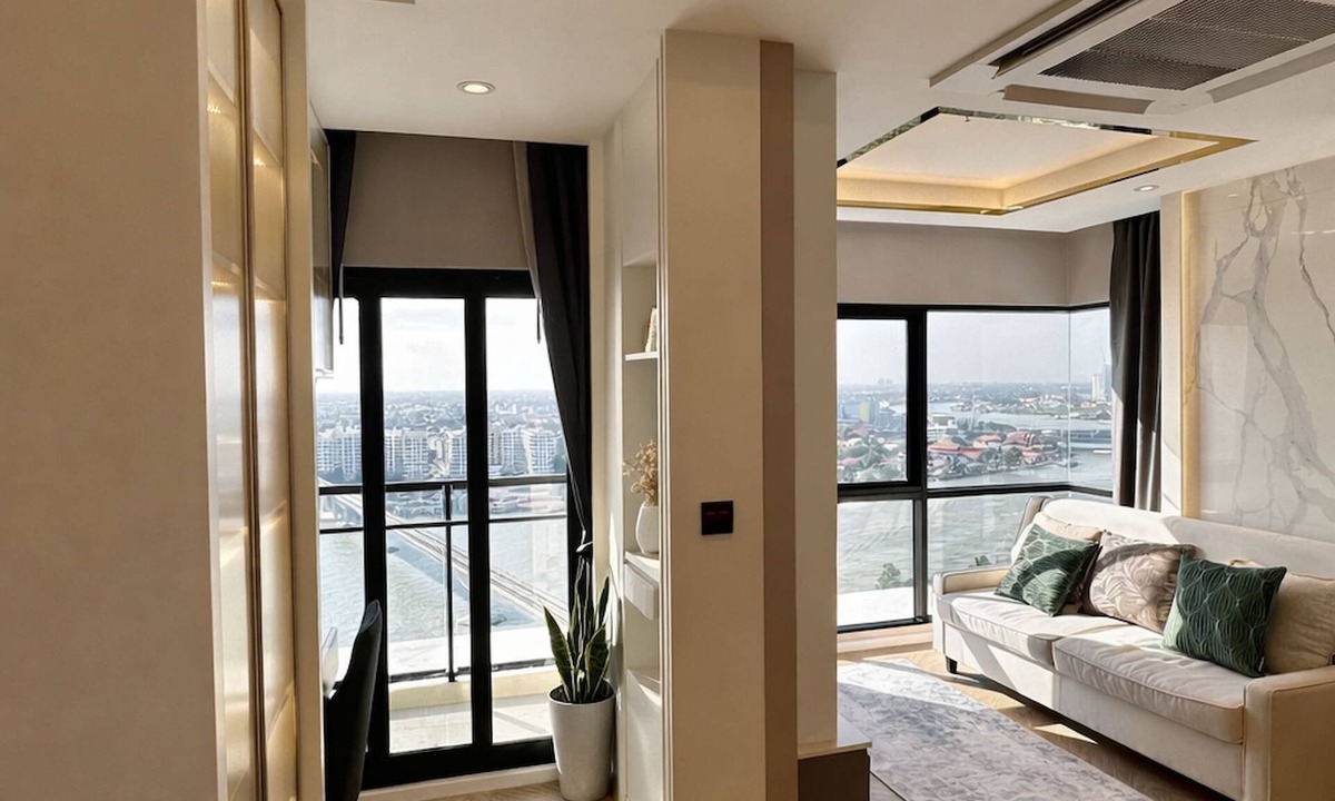 Bang Sue Condo | Luxury 2BR River View 360 Pool & Gym Access