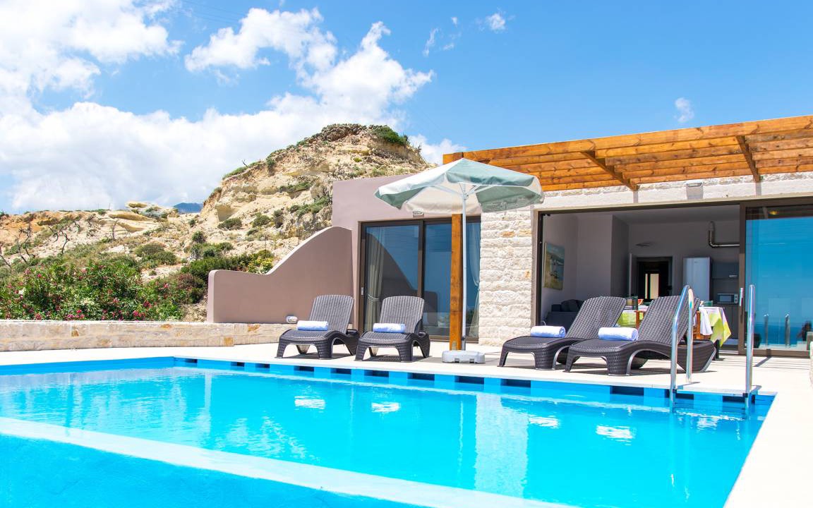 Frangokastellon Villa | Mary 1 Waterfront villa, Private pool, South Crete