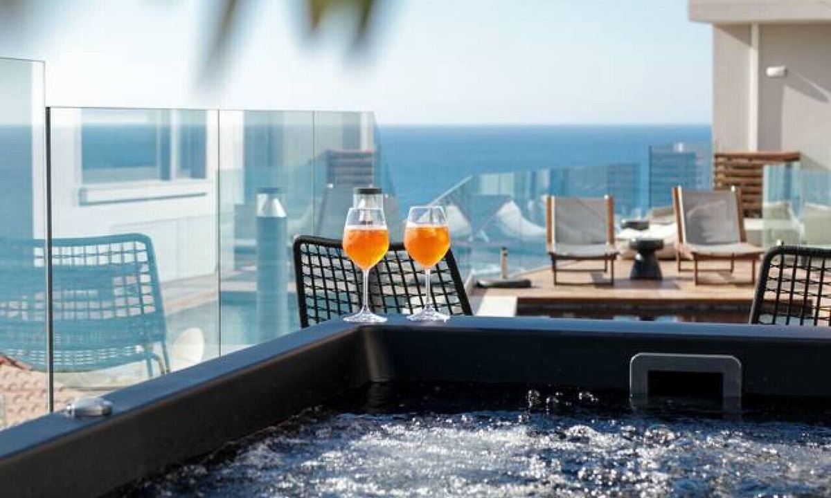 Platanias Town Villa | Mezcal Jacuzzi Villa in Chania | Alectrona Living Crete
