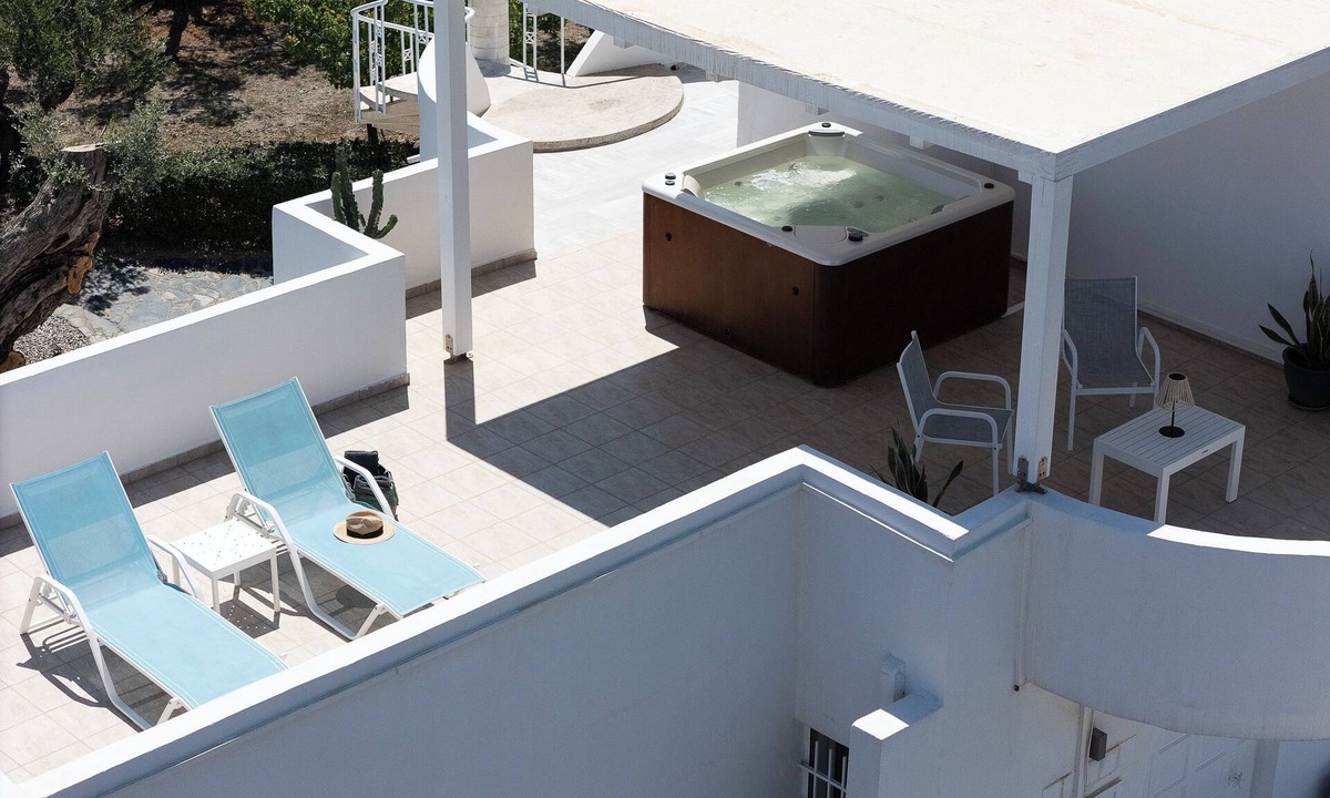 Sfakaki Apartment | Modernist Apartment With Spa Bath at Grambella Olive Estate, Grambella Residence
