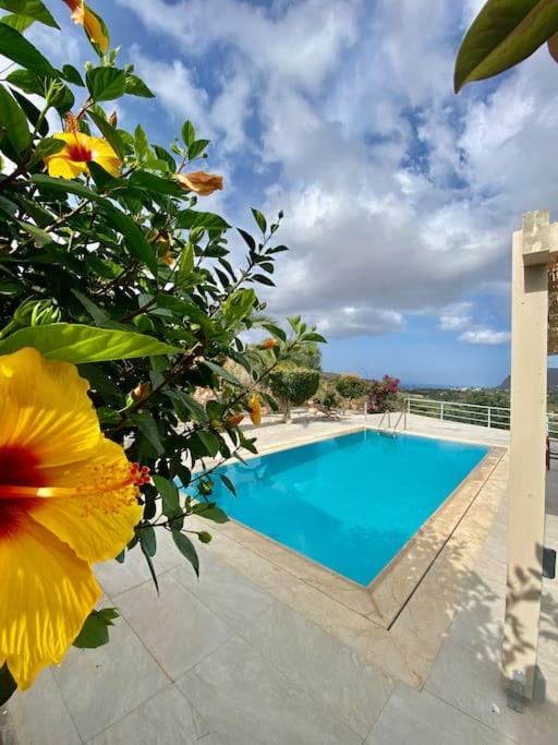 Skotino Villa | Mountain side oasis with view and pool