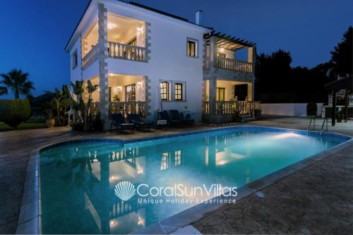 Ayia Marina Chrysochous Villa | PARADISE VILLA 413 by Coral Sun Villas