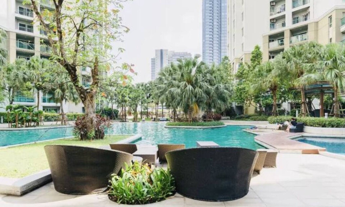 Rama 9 Condo | Rama9 One-bedroom apartment/Chinese Embassy/New Train Night Market/MRT
