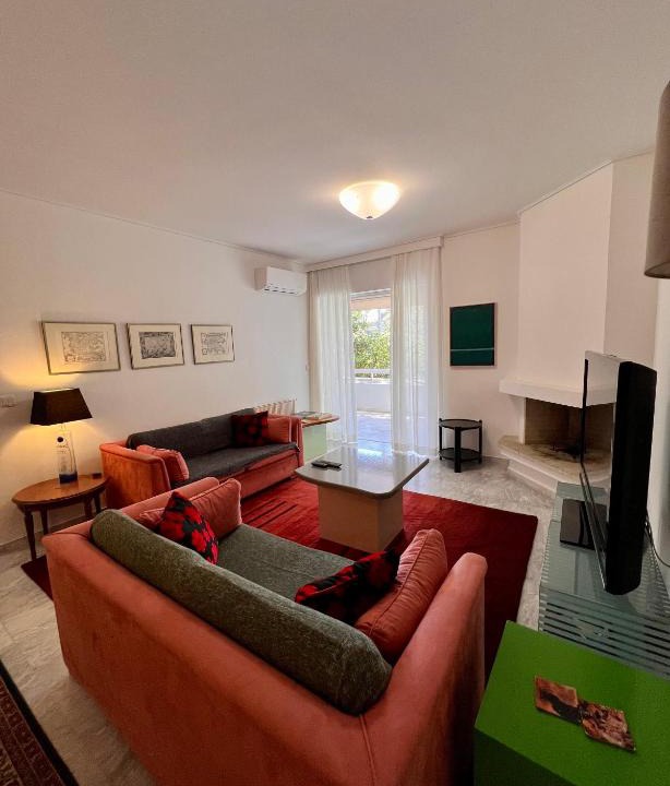 Khalandrion Apartment | Red Apartment wt Indoor Parking near Marousi Hospitals, by PromosHomes