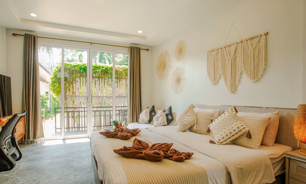 Srithanu Condo | Refuge Secret 2mn ZenBeach Garden 4K AC