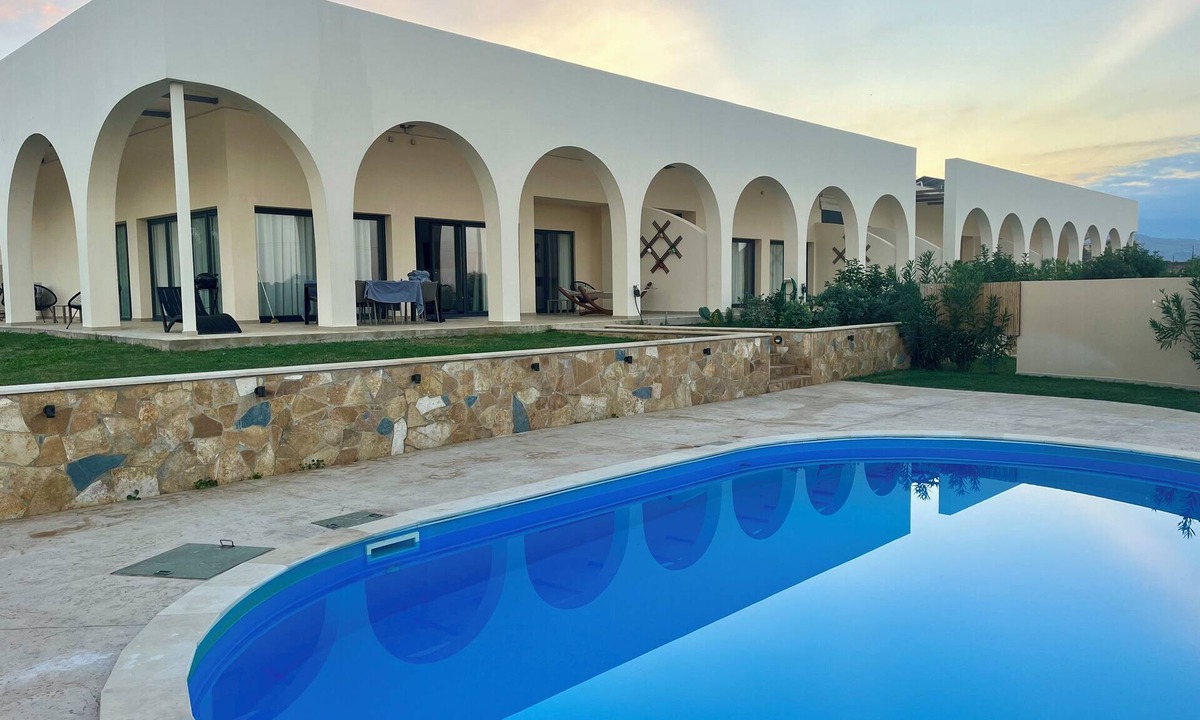 Filaki Villa | Selena Beach Front Loft with private heatable pool