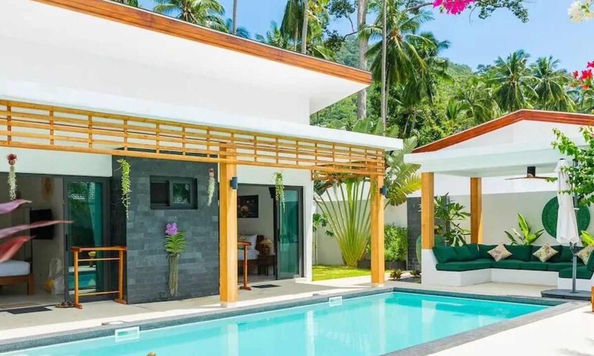 Lamai Villa | Serene 3-bedroom villa near Lamai Beach with private pool, sala, and lush garden