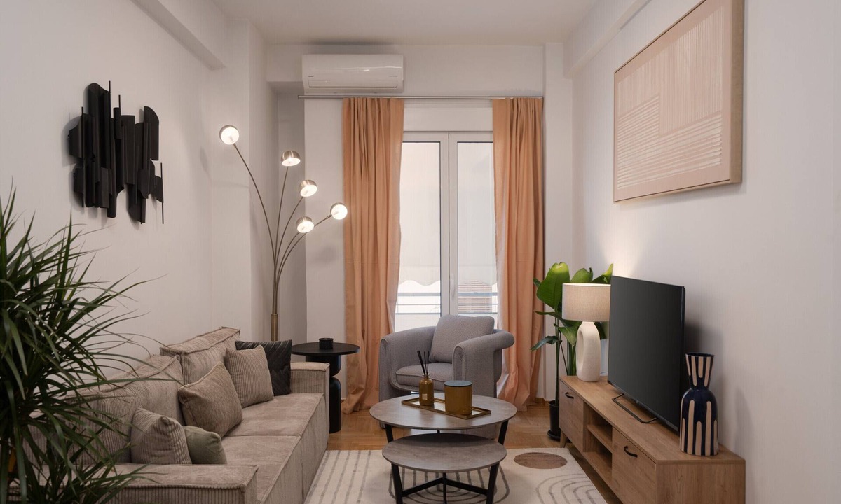 Pangrati Apartment | Spacious | Modern 2BR Near Kalimarmaro | Pagkrati