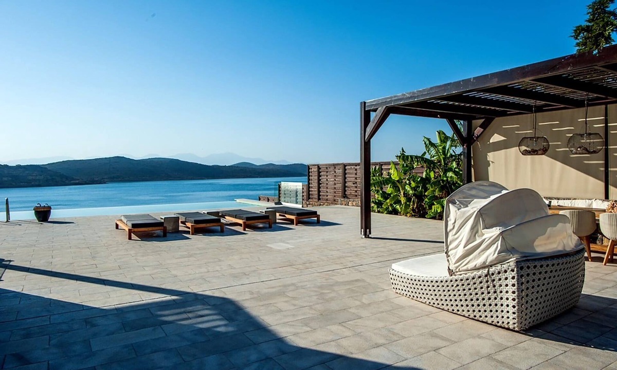 Elounda Villa | Splendid Crete Villa | Villa White - Blue | 5 Bedrooms | Private Heated Pool |.