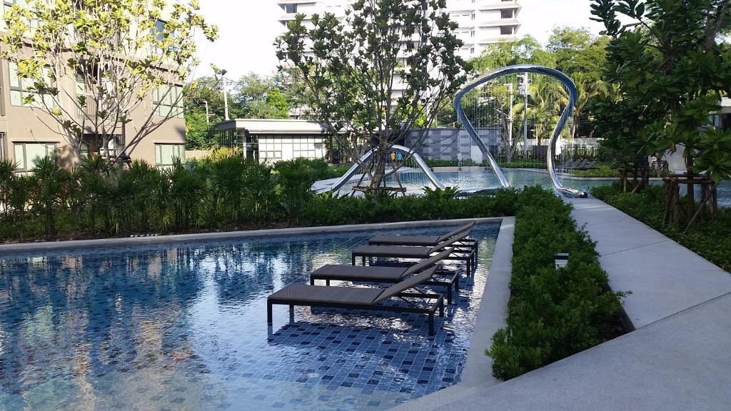 Cha-am Apartment | The Relaxing Room Pool Access at Rain Resort Condominium Cha Am- Hua Hin