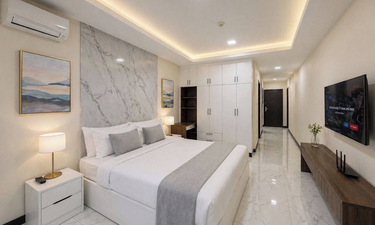 Sen Sok Condo | The Royal minimum condo Orkide Phnom Penh with AC and gym