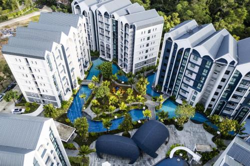Ban Sakhu Apartment | The Title Halo 1 Stylish 1BR Pool & Gym Nai Yang Beach
