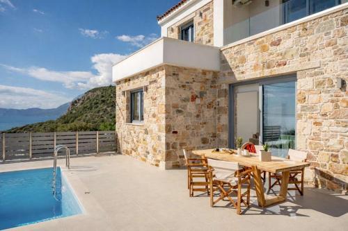 Ormos Koumeikon House | Villa Alexia - Private Pool & Panoramic Sea Views