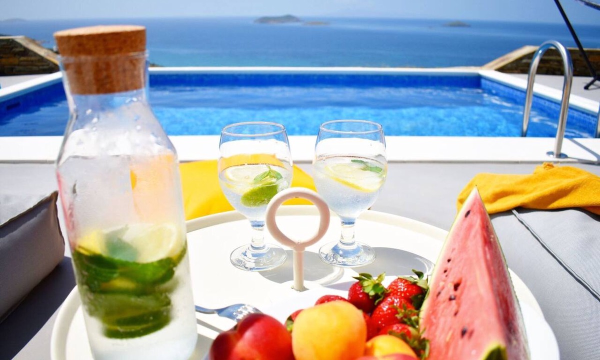 Gavrio Villa | Villa Ariadne, Divine Sea Views, Private Pool, Furnished Terrace, Andros