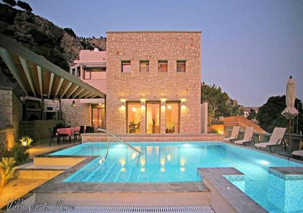 Pefkos Villa | Villa CostaMare - enjoy lazy days on the private Pool-Jacuzzi