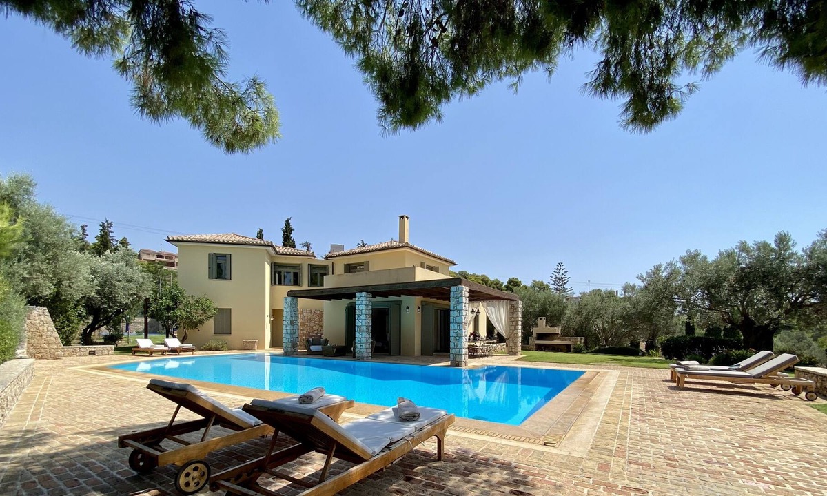 Porto Heli Villa | Villa Diotima (with swimming pool) 50m from sea