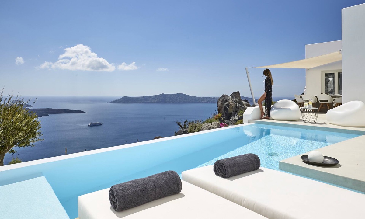 Firostefani Villa | Villa Etheras