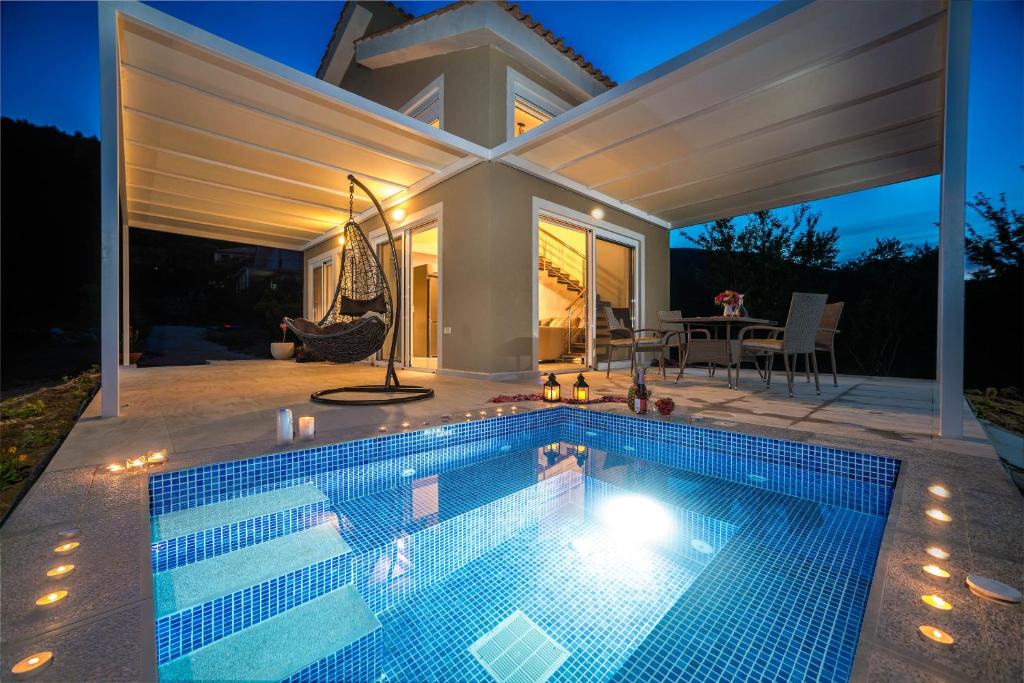 Lithakia Villa | Villa natura prive jacuzzi