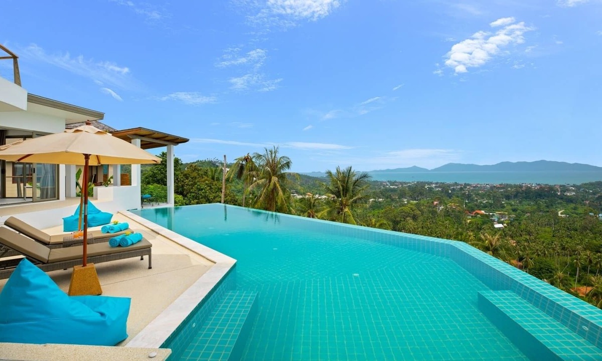 Bophut Hills Villa | Villa Pearl - 3 Bedroom Private Pool Sea View Villa