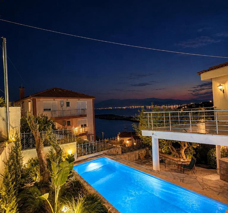 Volos Villa | Villa Seaside View Complex with Shared pool