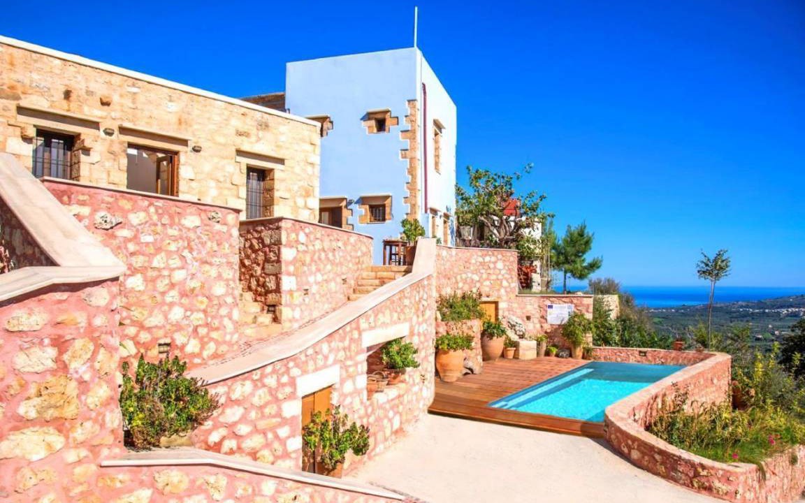 Kastellos House | Villa Veneciana with Heated Pool