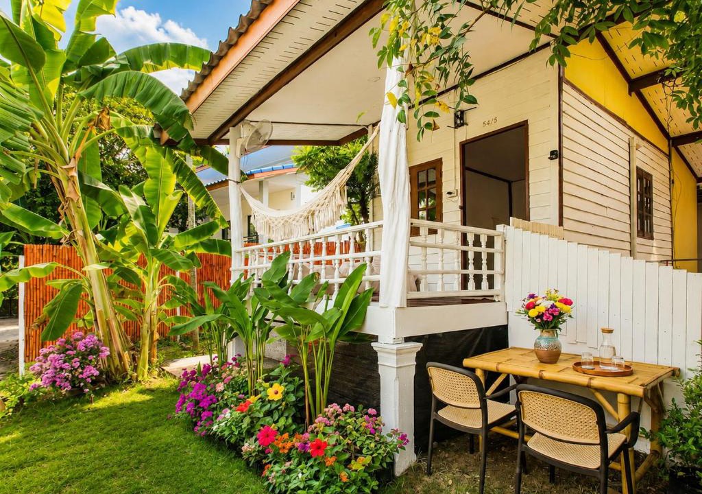 Srithanu House | White House - 5mn Zen Beach - Peaceful Haven