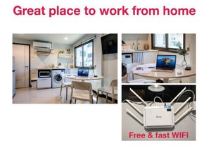 S3 Silom26 · S3 Silom central, large room, full kitchen, WIFI,