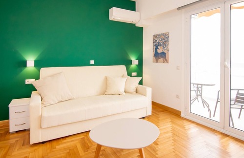 Palaio Faliro Apartment | Athens Top Floor Panoramic Sea, Acropolis View