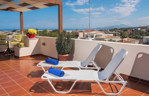 Atsipópoulon Apartment | Calergi Residence 6 -Stylish Loft -Balcony -Pool Paradise - MONTHLY OFFERS