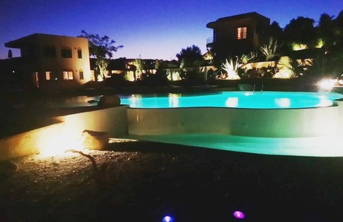 Kefalos Apartment | Kefalos : superb apartment in a private residence with a landscaped swimming pool offering a spectacular view of the Kefalos bay.