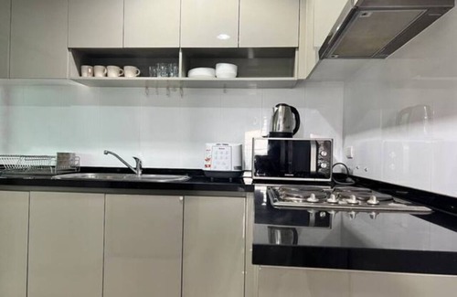 Rama 9 Condo | Rama9 boutique three-bedroom family room/train night market/Chinese Embassy/MRT