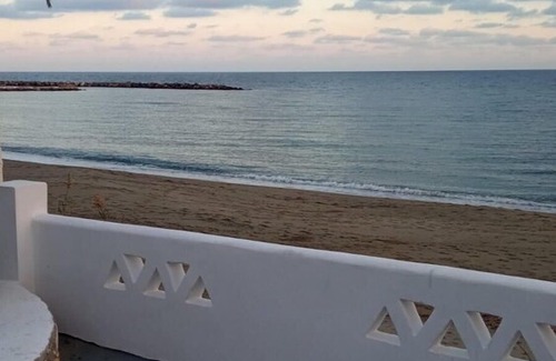 Skiros Condo | Skyros Beachfront Double-On the sandy beach