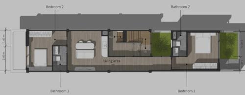 Saphan Sung Apartment | 2 Bed & 2 Bath Suite, 5th floor