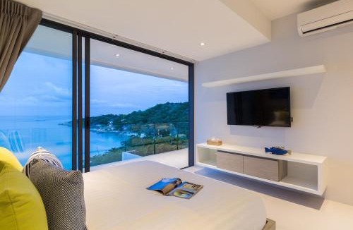 Moo 5 Villa | 3 Bedroom Pure Luxury 5 Star Seaview Villa Dahlia Direct Beachfront Access-SDV081 By Samui Dream Villas
