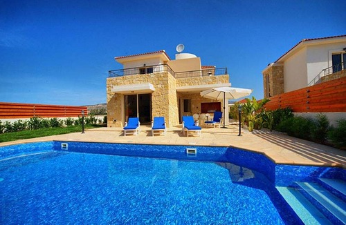 Pegeia Villa | 3 Bedroom Villa with Unobstructed Sea View, walking distance to beach & taverns