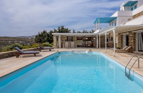 Agios Fokas House | a magnificent villa in a Mediterranean garden, with shared swimming pool