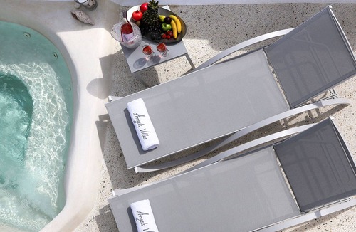 Naousa Villa | Angels Sea pool view Superior Villa Medusa